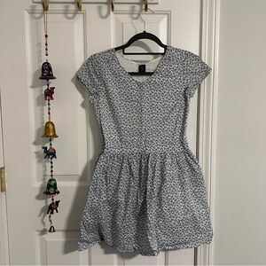 GAP Blue Floral Kids Dress XL